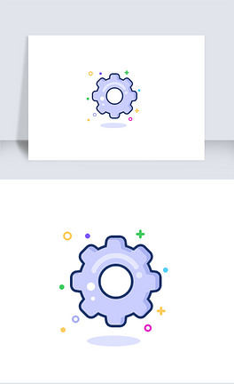 系统ui手机设置配置齿轮编辑图标icon