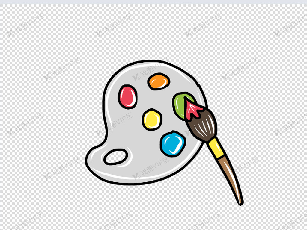 美术用品卡通图案