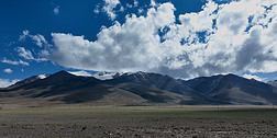 西藏申扎县雪山草原湿地自然风景航拍
