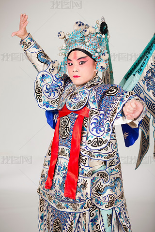 赵云戏曲脸谱专题模板