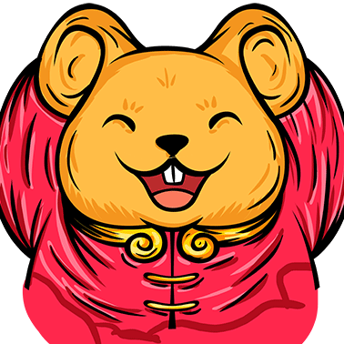 2020鼠年卡通可爱老鼠国潮gif.