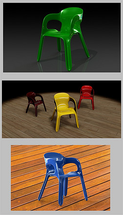椅子3D模型（附STP）