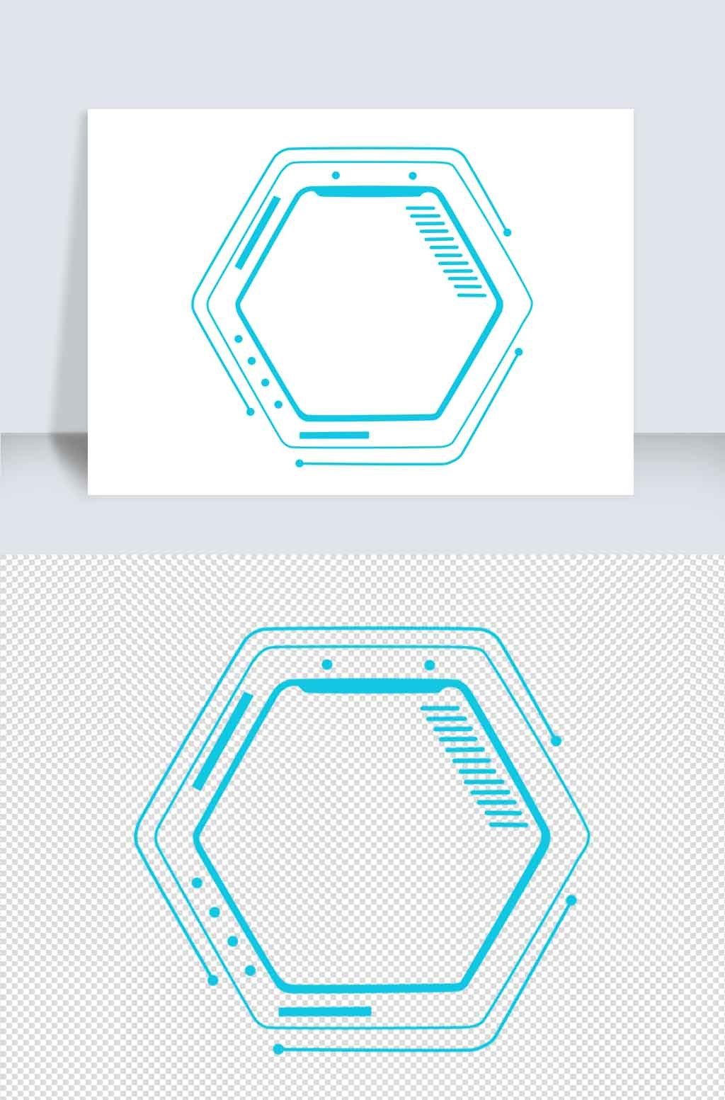 科技感免抠边框