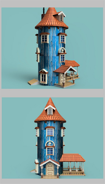 楼房3D建筑模型（附IGS）