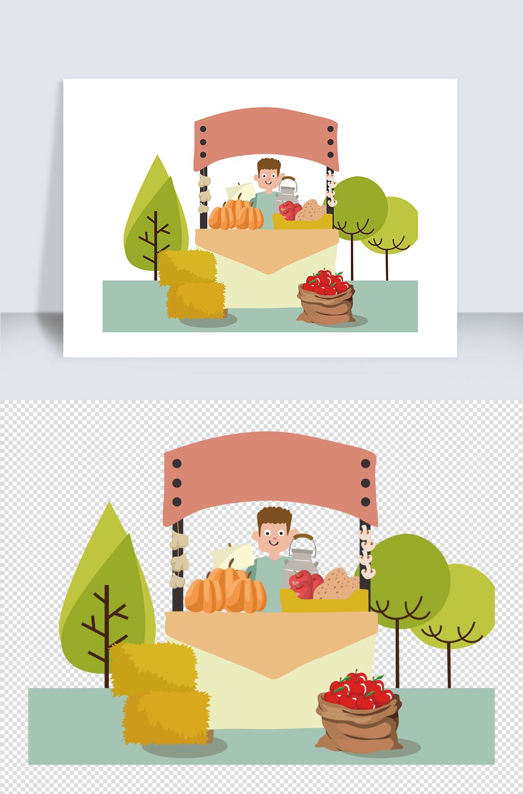 移动餐车地摊卡通餐车