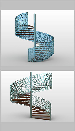 楼梯3D建模（附STP、IGS）