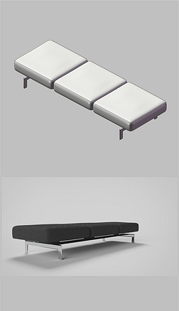 沙发3D模型（附obj、stp）