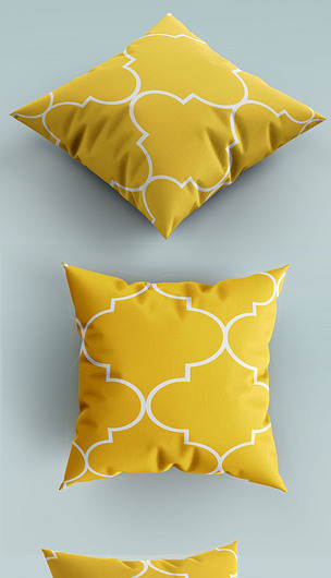 简洁图案家居抱枕