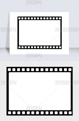 电影院边框免抠元素