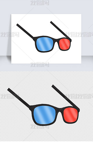 手绘眼镜三视图专题模板-手绘眼镜三视图图片素材下载-我图网