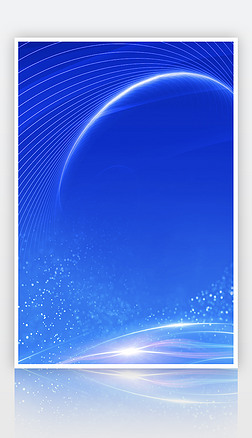 简约蓝色背景商务科技蓝色规章海报背景图