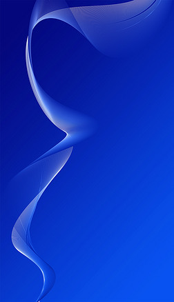 深蓝色科技感曲线线条背景素材