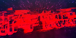 红色穿梭新年快乐开场拜年视频片头AE模板