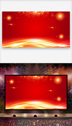 高清大气党建喜庆会议红色背景展板素材图片