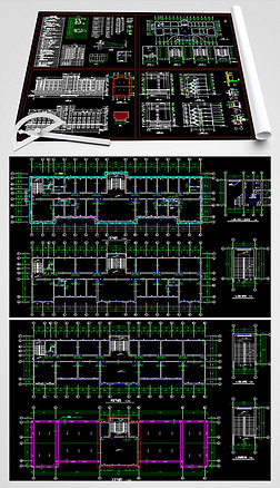 办公楼CAD建筑设计图