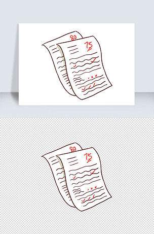 高考试卷手绘卡通元素