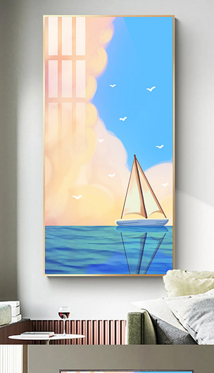 简约意境天空装饰画16