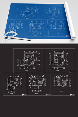 2021别墅户型图家装CAD图纸