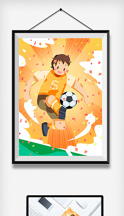 世界杯可爱插画8