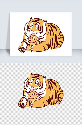 老虎卡通图片素材 老虎卡通模板下载 我图网vip素材