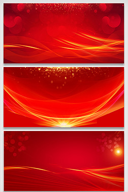 动感红色线条科技卡片专题模板-动感红色线条科技卡片图片素材下载-我