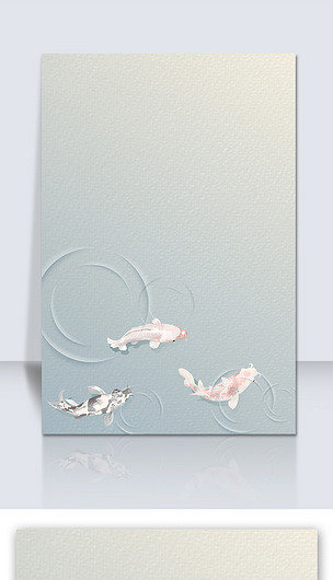 中国风水墨金鱼背景素材下载-编号26485562-其他-我图网