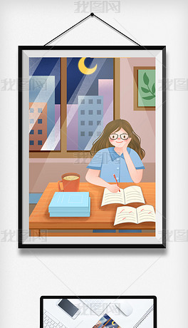 教师节伏案工作的老师类图片素材60张-我图网