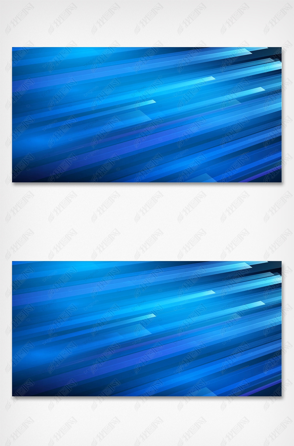 原创蓝色光线发光线直线