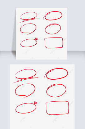 韩式批改符号圈重点