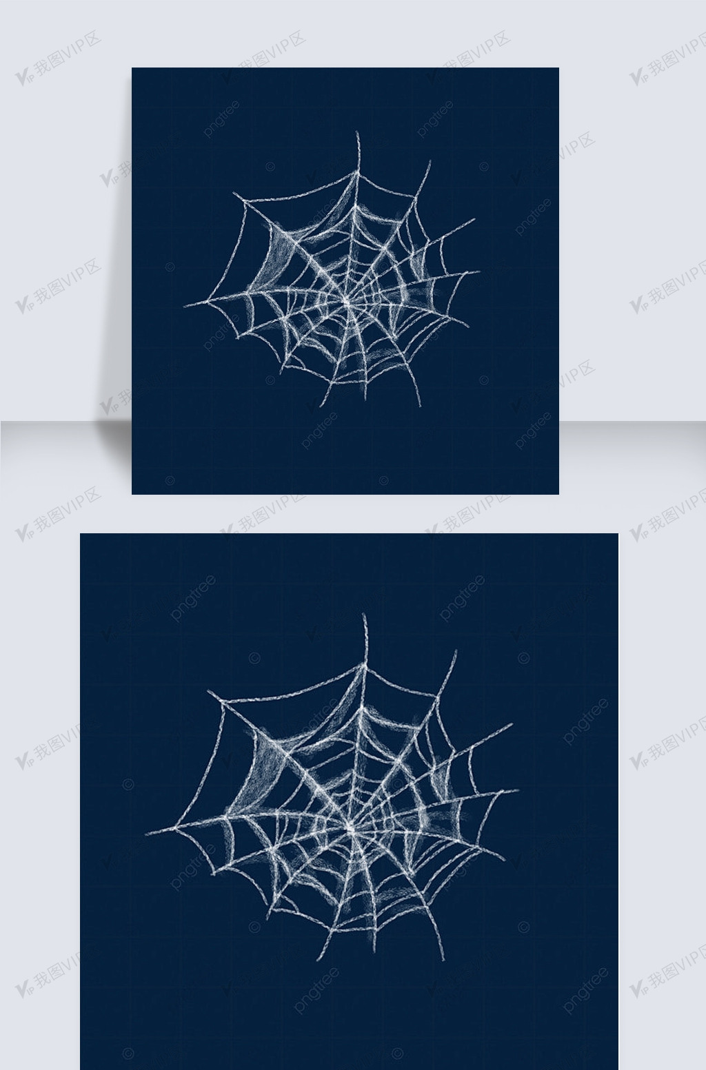 逼真白色蜘蛛丝蜘蛛网图片素材(psd分层格式)免费下载_其他大全-我