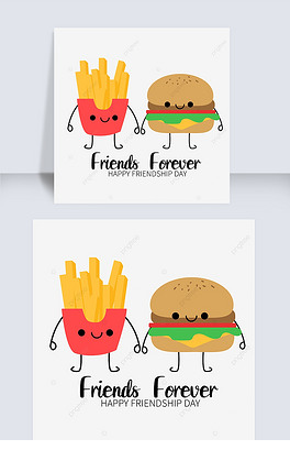 卡通寿司设计矢量素材卡通快餐拟人可爱三角披萨插画餐饮标识设计及