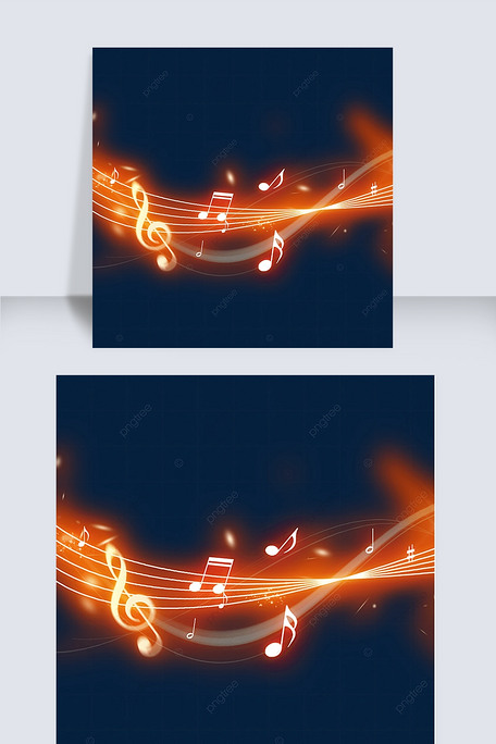 律动的音符五线谱