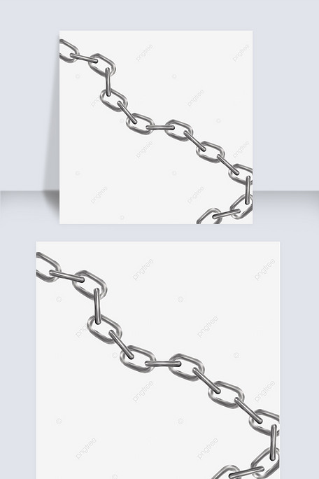 弯曲的铁链