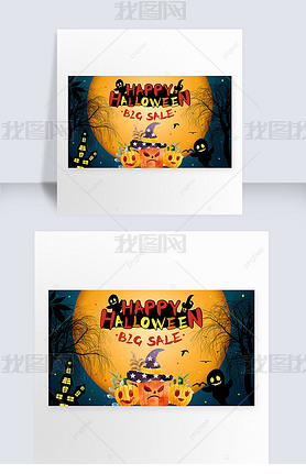 halloween creative banner