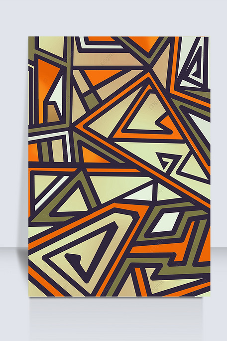 几何彩色抽象拼接背景