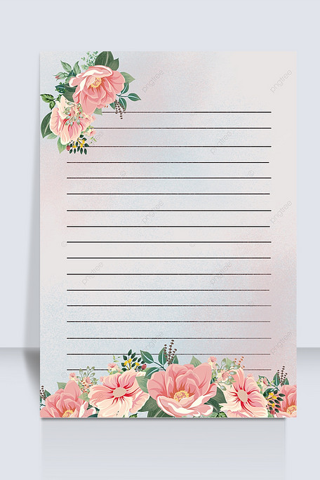 鲜花花卉信纸背景图片素材(psd分层格式)免费下载_其他大全-我图网
