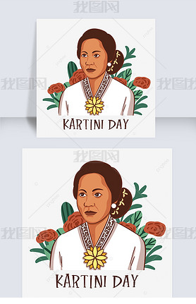 kartini bre female hero with ribbon