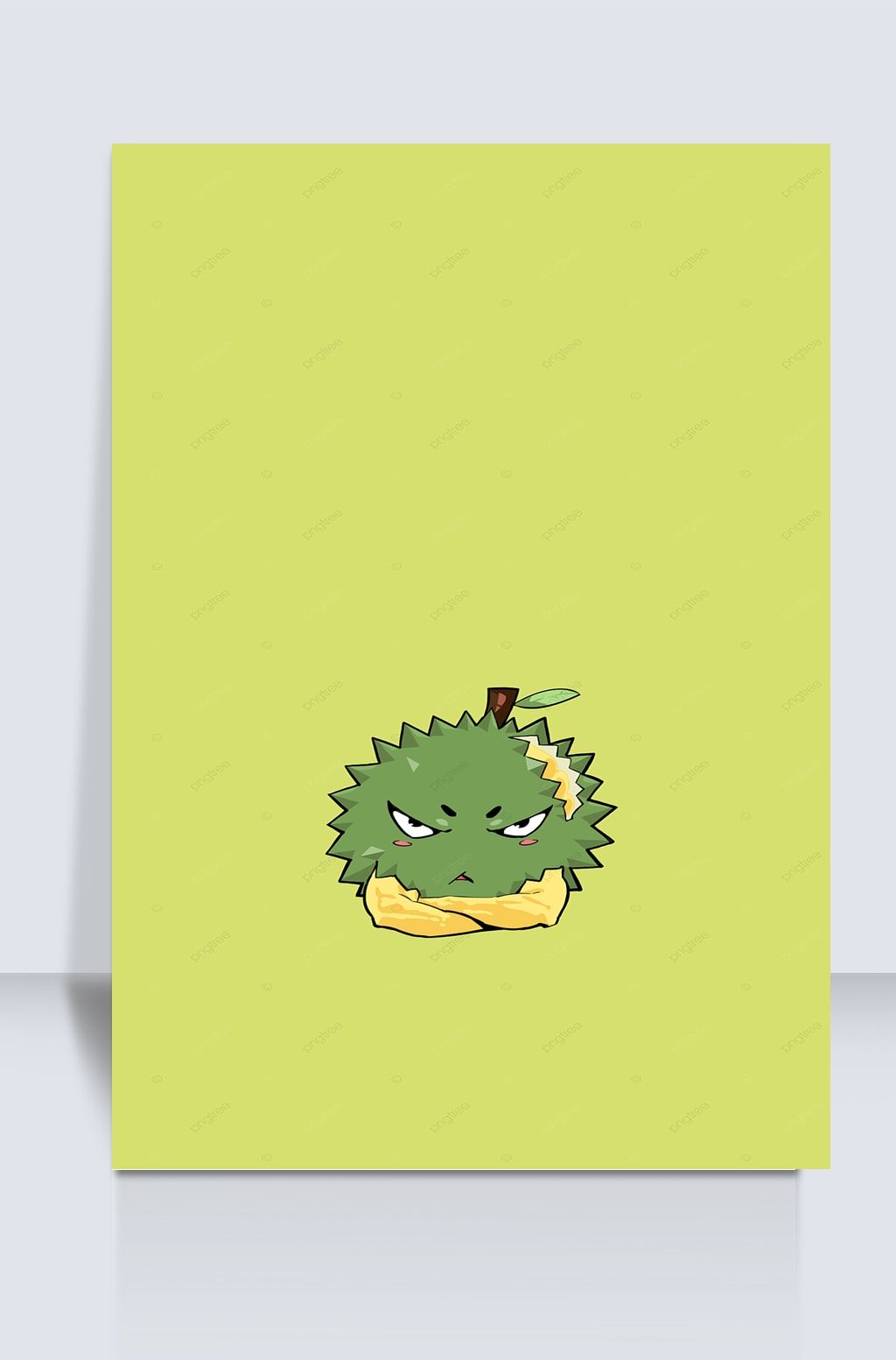 可爱榴莲手机壁纸背景