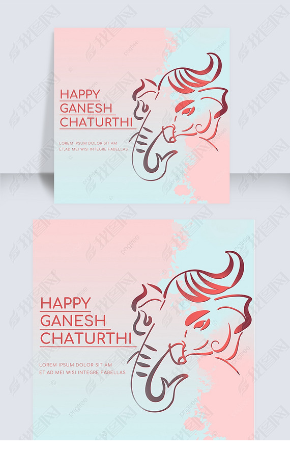 india ganesh chaturthi pink social media post