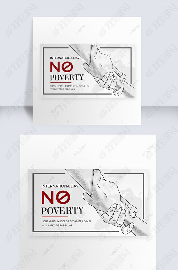 international day for the eradication of poverty map grey