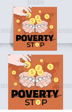 international day for the eradication of poverty map hand