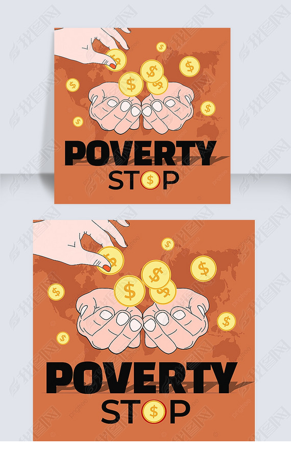 international day for the eradication of poverty map hand