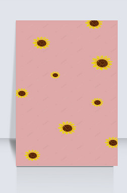 向日葵粉色手机壁纸
