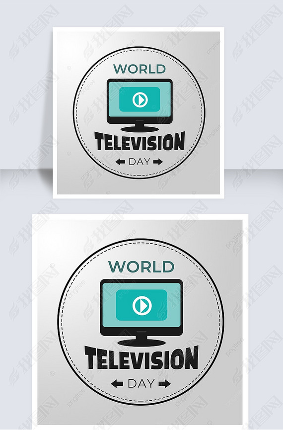 world television day grey gradual change