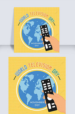 world television day festival yellow