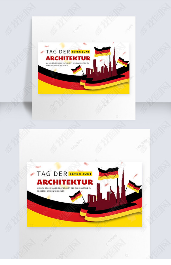 german architecture day creativity and high end banner