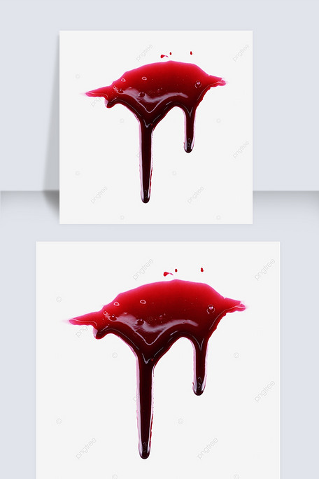 暗红色质感血痕迹