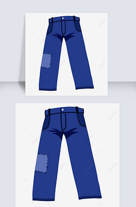 卡通牛仔裤子剪贴画