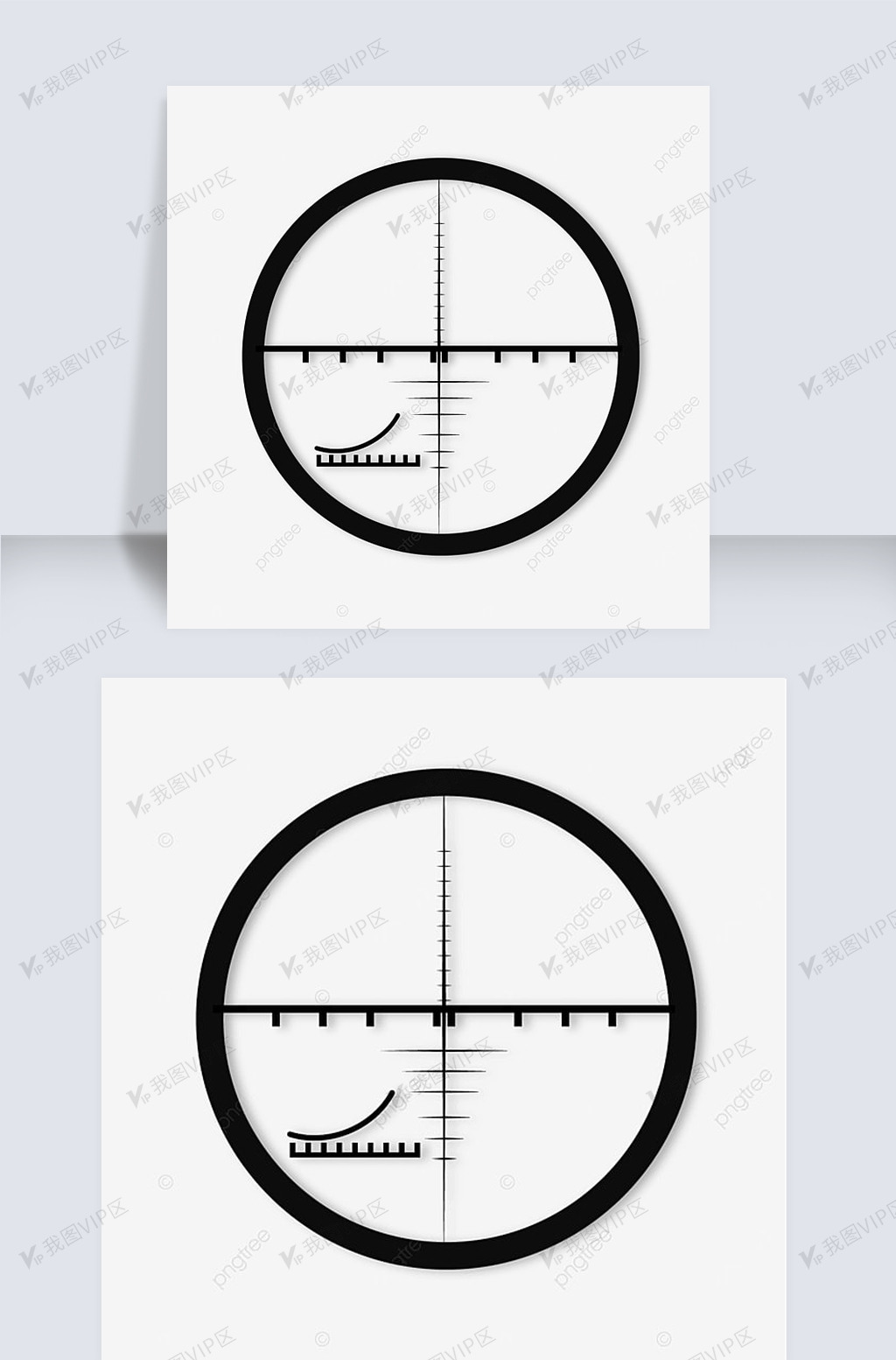 狙击步枪瞄准环瞄准镜图片