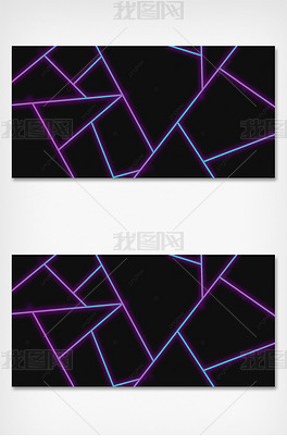 黑色抽象霓虹线条背景下载-编号25707627-其他-我图网